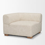 Warner Frame 3 Piece Sofa Set w/S Corner Piece by Mercana at Eve Furniture