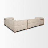 Warner Frame 3 Piece Sofa Set w/S Corner Piece by Mercana at Eve Furniture