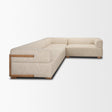 Warner Frame 3 Piece Sofa Set w/S Corner Piece by Mercana at Eve Furniture