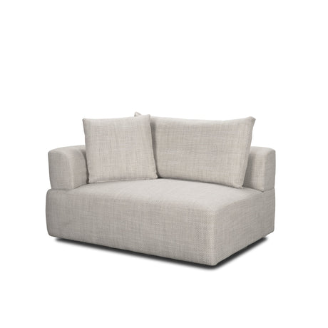 Warner Gray 3 Piece Sofa Set w/Corner Piece by Mercana at Eve Furniture