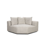 Warner Gray 3 Piece Sofa Set w/Corner Piece by Mercana at Eve Furniture