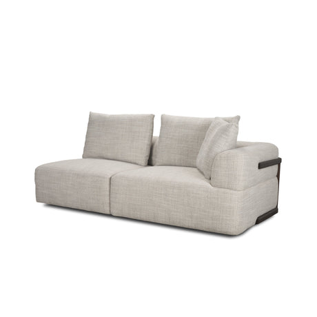 Warner Gray 3 Piece Sofa Set w/Corner Piece by Mercana at Eve Furniture