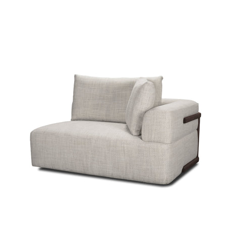 Warner Gray 3 Piece Sofa Set w/Corner Piece by Mercana at Eve Furniture