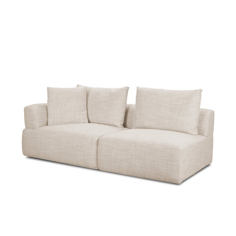 Warner Oatmeal 3 Piece Sofa Set w/Corner Piece by Mercana at Eve Furniture