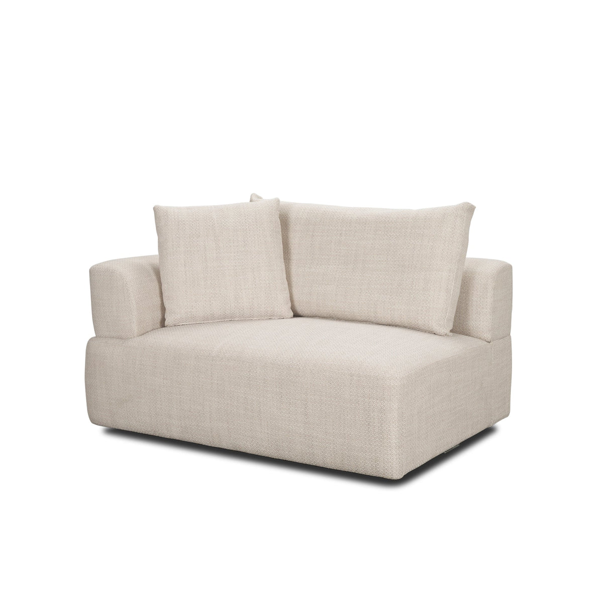 Warner Oatmeal 3 Piece Sofa Set w/Corner Piece by Mercana at Eve Furniture