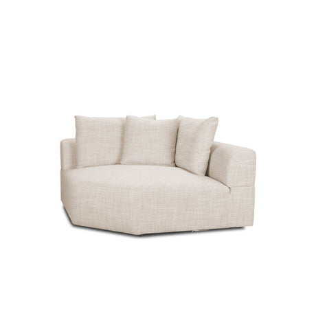 Warner Oatmeal 3 Piece Sofa Set w/Corner Piece by Mercana at Eve Furniture