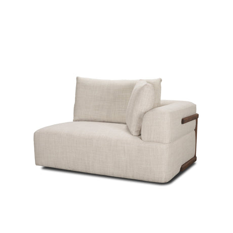Warner Oatmeal 3 Piece Sofa Set W/Corner Piece by Mercana at Eve Furniture