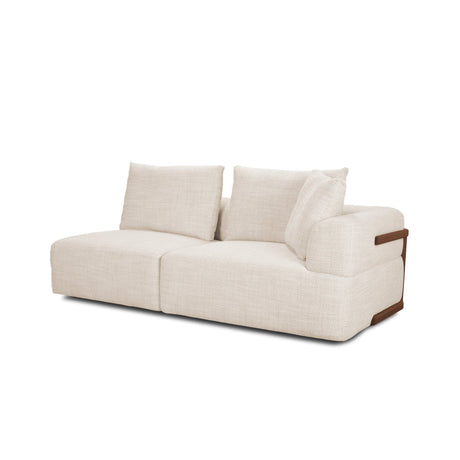 Warner Oatmeal 3 Piece Sofa Set w/Corner Piece by Mercana at Eve Furniture