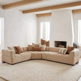 Warner Quilt 3 Piece Sofa Set w/Corner Piece by Mercana at Eve Furniture