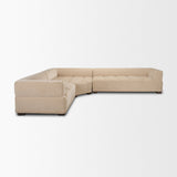 Warner Quilt 3 Piece Sofa Set w/Corner Piece by Mercana at Eve Furniture