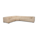Warner Quilt 3 Piece Sofa Set w/Corner Piece by Mercana at Eve Furniture