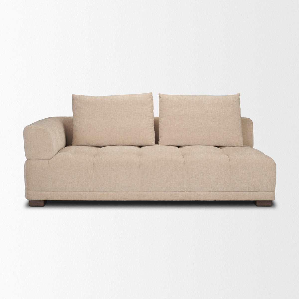 Warner Quilt 3 Piece Sofa Set w/Corner Piece w/Back Cushions by Mercana at Eve Furniture