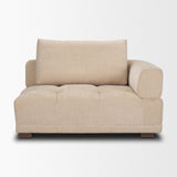 Warner Quilt 3 Piece Sofa Set w/Corner Piece w/Back Cushions by Mercana at Eve Furniture
