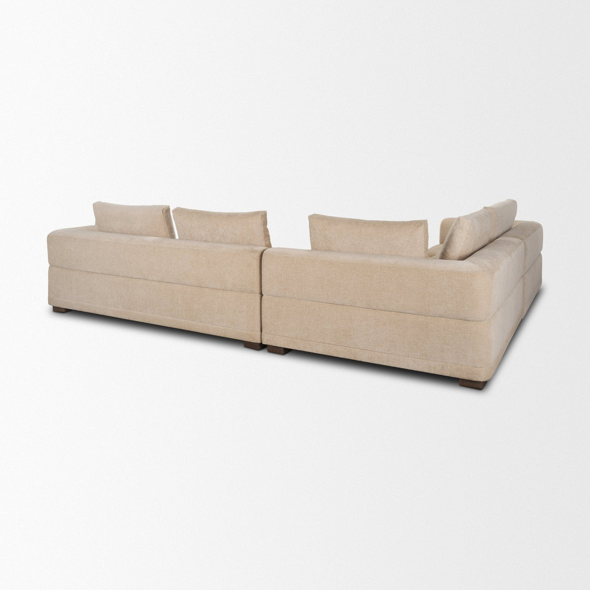 Warner Quilt 3 Piece Sofa Set w/Corner Piece w/Back Cushions by Mercana at Eve Furniture