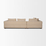 Warner Quilt 3 Piece Sofa Set w/Corner Piece w/Back Cushions by Mercana at Eve Furniture