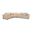 Warner Quilt 3 Piece Sofa Set w/Corner Piece w/Back Cushions by Mercana at Eve Furniture