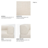 Warner Stripe 2 Piece Sofa Set by Mercana at Eve Furniture