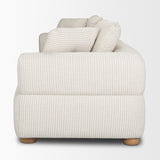Warner Stripe 2 Piece Sofa Set w/Back Cushions by Mercana at Eve Furniture