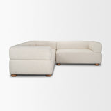 Warner Stripe 3 Piece Sofa Set w/S Corner Piece by Mercana at Eve Furniture