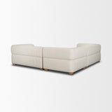 Warner Stripe 3 Piece Sofa Set w/S Corner Piece by Mercana at Eve Furniture