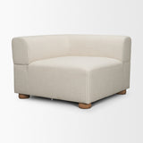 Warner Stripe 3 Piece Sofa Set w/S Corner Piece by Mercana at Eve Furniture