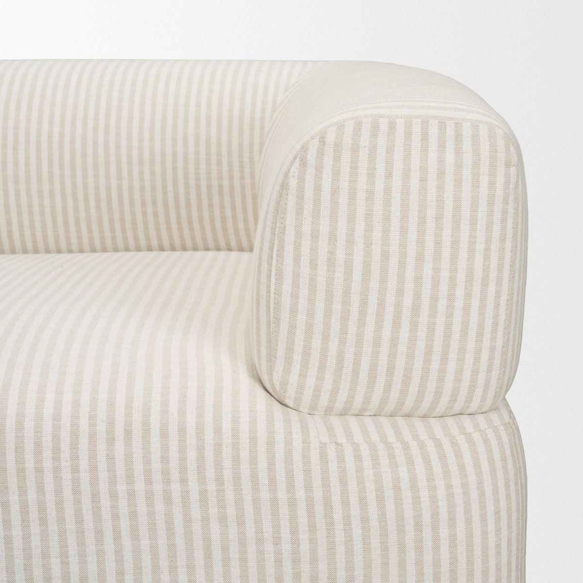 Warner Stripe 3 Piece Sofa Set w/S Corner Piece by Mercana at Eve Furniture