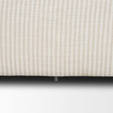 Warner Stripe 3 Piece Sofa Set w/S Corner Piece w/Back Cushions by Mercana at Eve Furniture