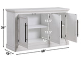 Warren 60″ Server, White