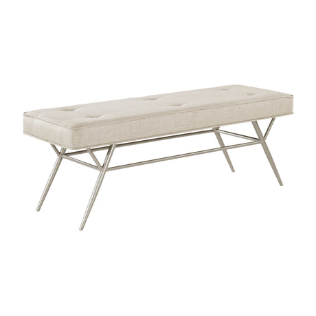 Warren Beige Bench by Homelegance at Eve Furniture