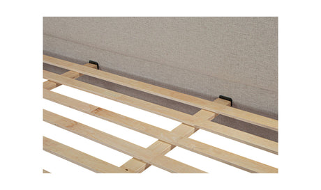 Warren King Bed Beige by Moe's Home at Eve Furniture