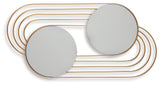 Warrenley Gold Finish Accent Mirror by Ashley at Eve Furniture