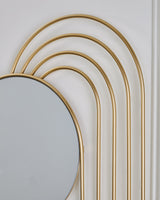 Warrenley Gold Finish Accent Mirror by Ashley at Eve Furniture
