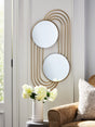 Warrenley Gold Finish Accent Mirror by Ashley at Eve Furniture