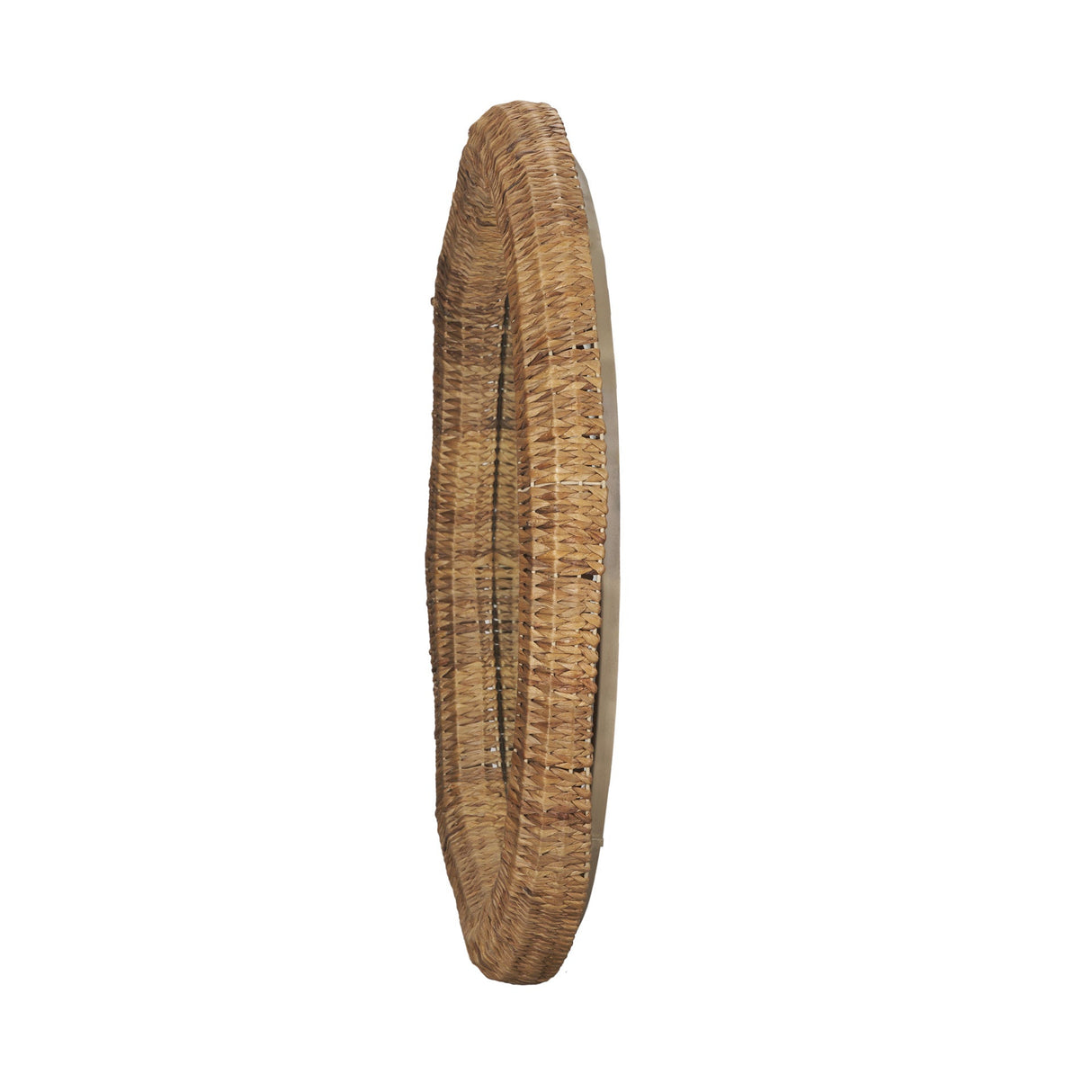 Warrick Woven Water Hyacinth Mirror by Mercana at Eve Furniture