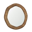 Warrick Woven Water Hyacinth Mirror by Mercana at Eve Furniture