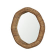Warrick Woven Water Hyacinth Mirror by Mercana at Eve Furniture
