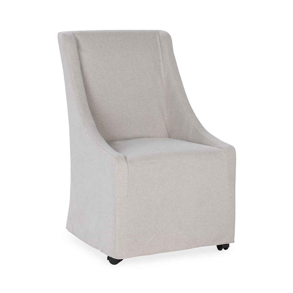 Warwick Beige Dining Chair with Casters by Classic Home at Eve Furniture