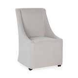 Warwick Beige Dining Chair with Casters by Classic Home at Eve Furniture
