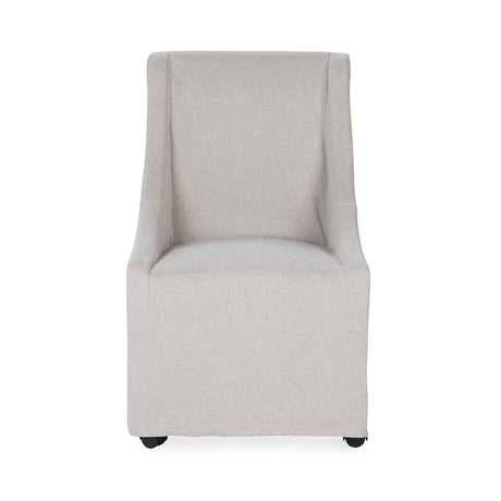 Warwick Dining Chair with Casters - Beige by Classic Home at Eve Furniture