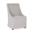 Warwick Dining Chair with Casters - Beige by Classic Home at Eve Furniture