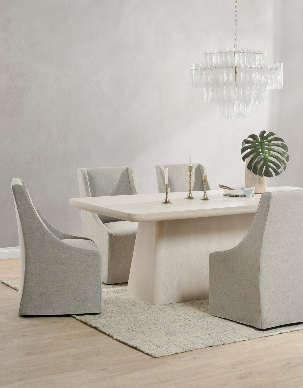 Warwick Dining Chair with Casters by Classic Home at Eve Furniture