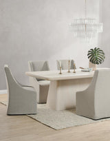 Warwick Dining Chair with Casters by Classic Home at Eve Furniture