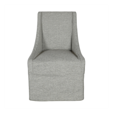 Warwick Dining Chair with Casters - Gray by Classic Home at Eve Furniture
