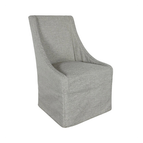 Warwick Dining Chair with Casters - Gray by Classic Home at Eve Furniture