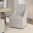Warwick Sandy Tan Dining Chair with Casters by Classic Home at Eve Furniture