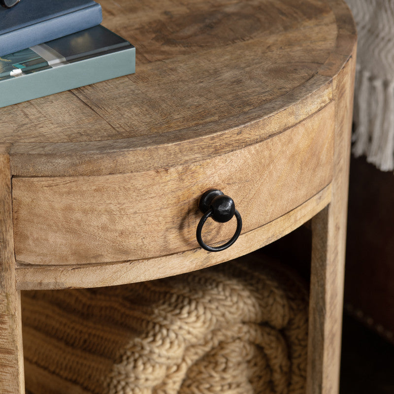 Washburne Brown Side Table by Crestview at Eve Furniture