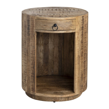 Washburne Brown Side Table by Crestview at Eve Furniture