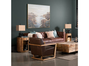 Washburne Brown Side Table by Crestview at Eve Furniture