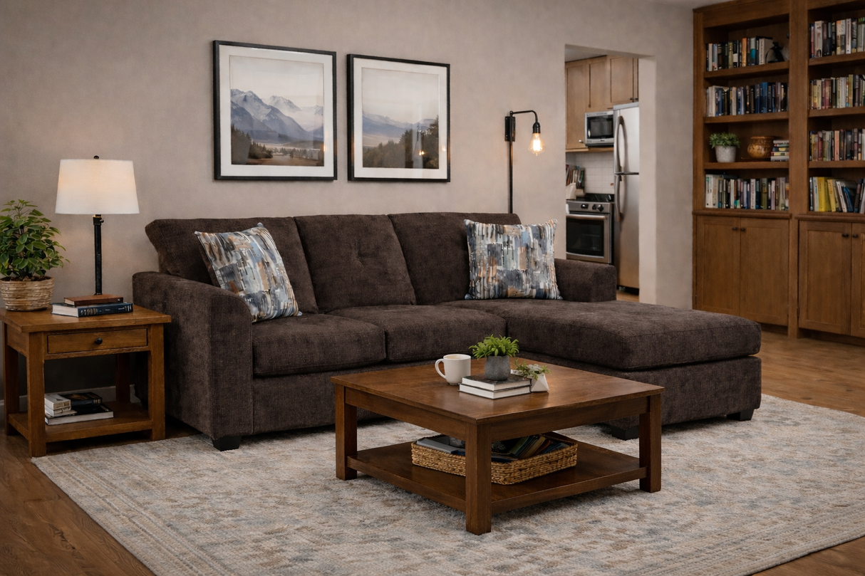 Washington Chocolate RAF Sectional