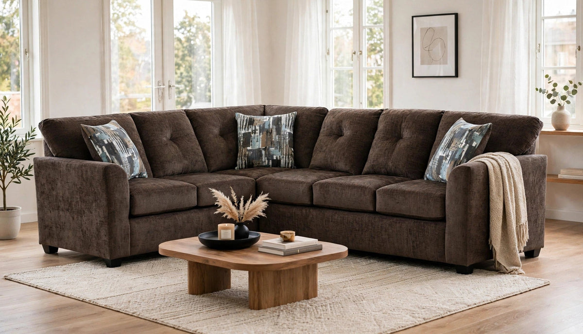 Washington Chocolate Sectional